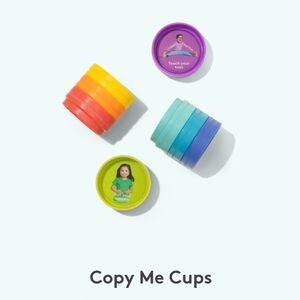 Lovevery Colorful Copy Me Cups Set